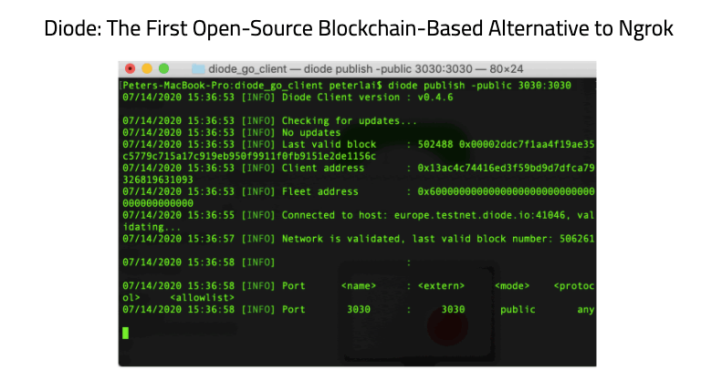 Diode: The First Open-Source Blockchain-Based Alternative to Ngrok